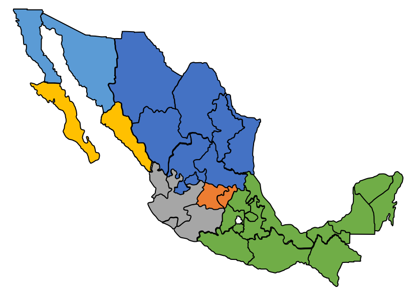 MAPA COMMECIALES MEXICO